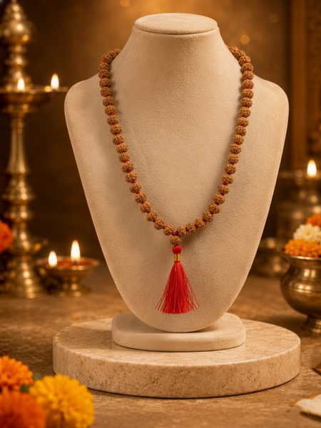 10 Mukhi Indonesian Rudraksha 108 Bead Mala