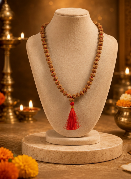 10 Mukhi Indonesian Rudraksha 108 Bead Mala
