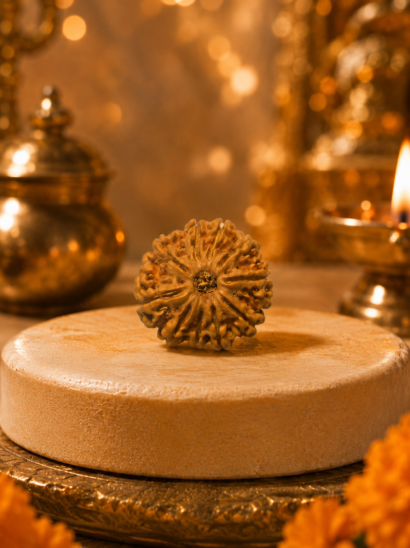 10 Mukhi Nepali Rudraksha Bead for Protection & Stability