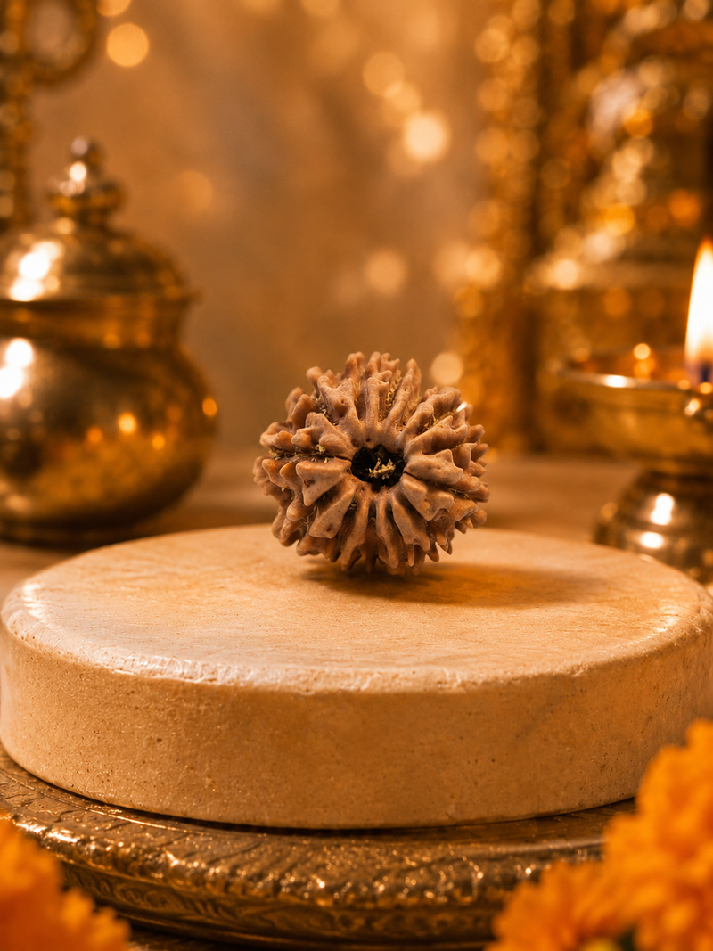 13 Mukhi Nepali Rudraksha Bead for Charisma & Success