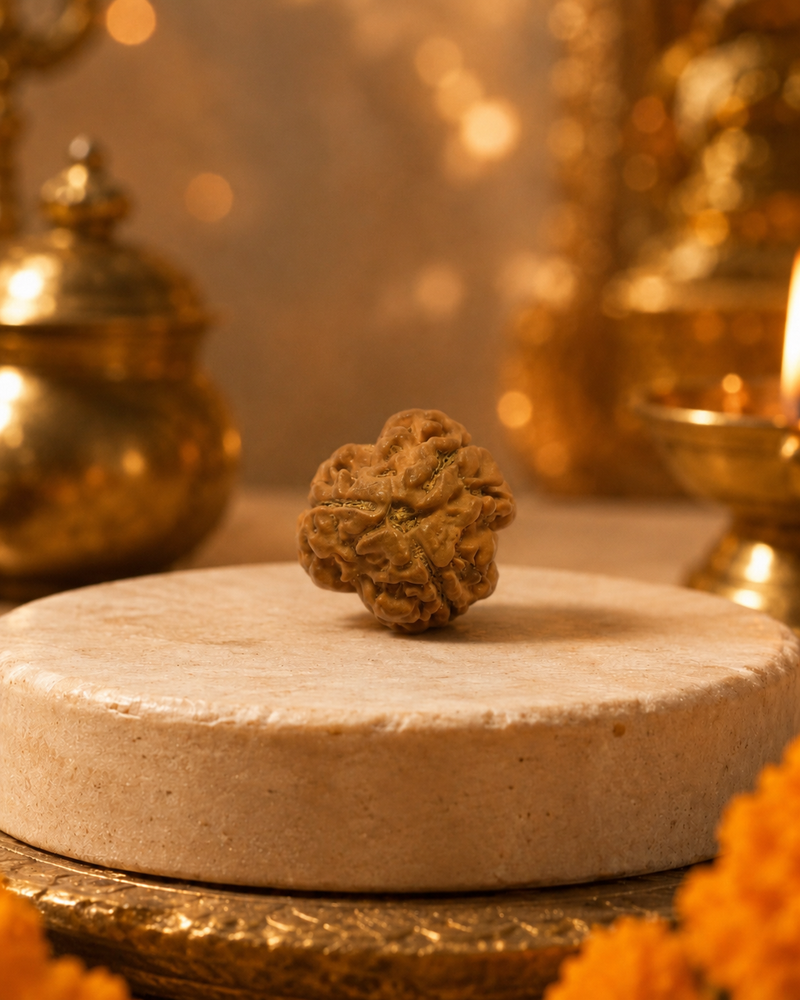 3 Mukhi Nepali Rudraksha for Confidence & Positive Energy