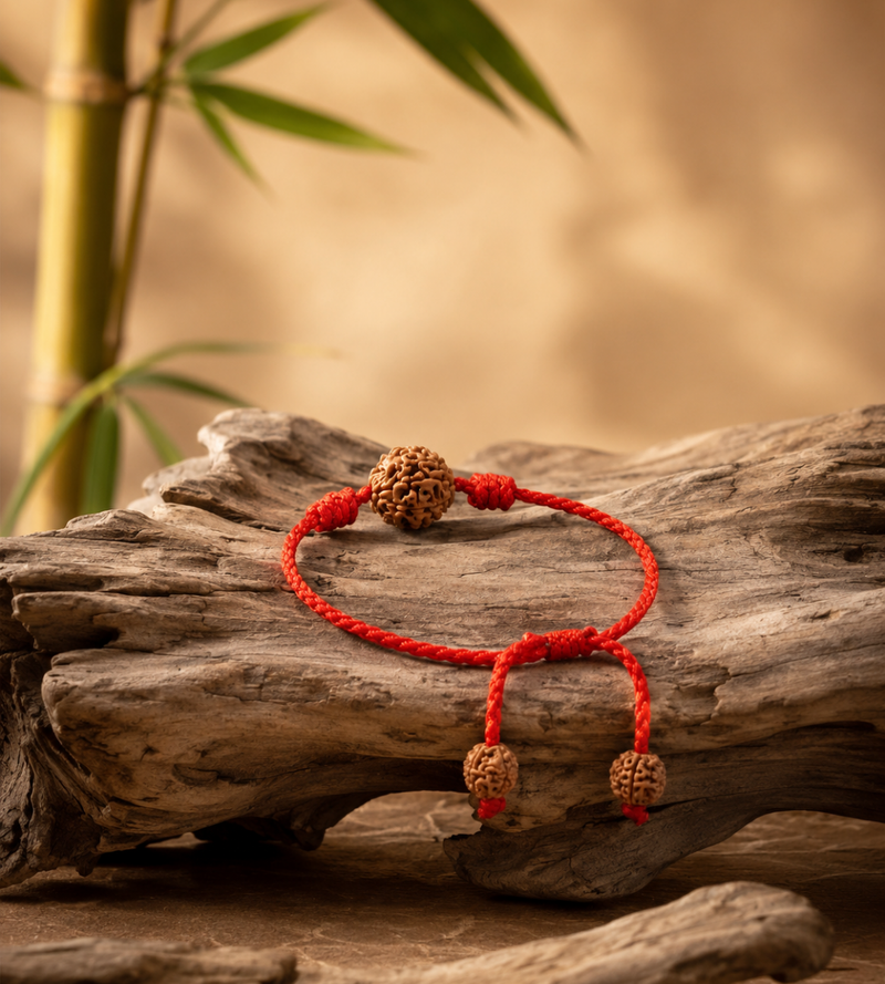 4 Mukhi Nepali Rudraksha Bracelet for Creativity & Focus