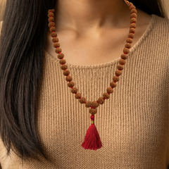 8 Mukhi Indonesian Rudraksha Bead Mala