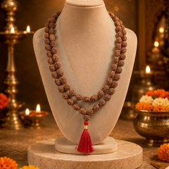 4 Mukhi Indonesian Rudraksha Beaded Mala