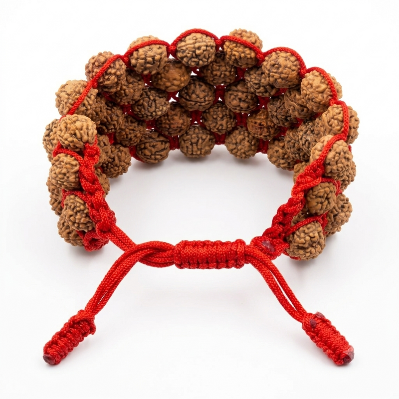 5 Mukhi Indonesian 5 Layer Rudraksha Bracelet for Protection