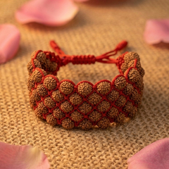 5 Mukhi Indonesian 5 Layer Rudraksha Bracelet for Protection