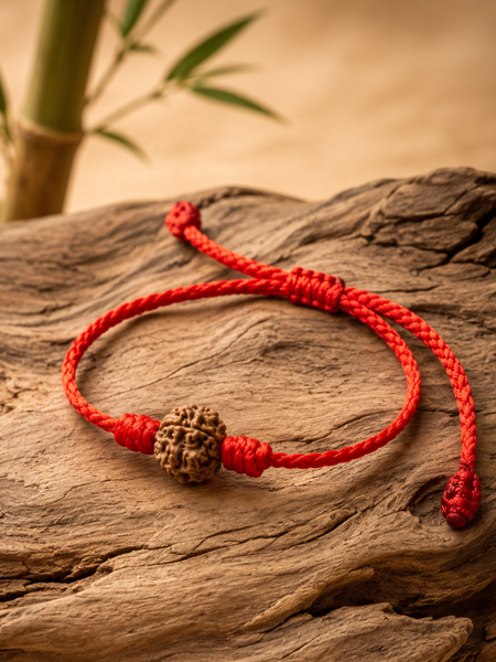 5 Mukhi Nepali Rudraksha Bracelet for Peace & Wellbeing