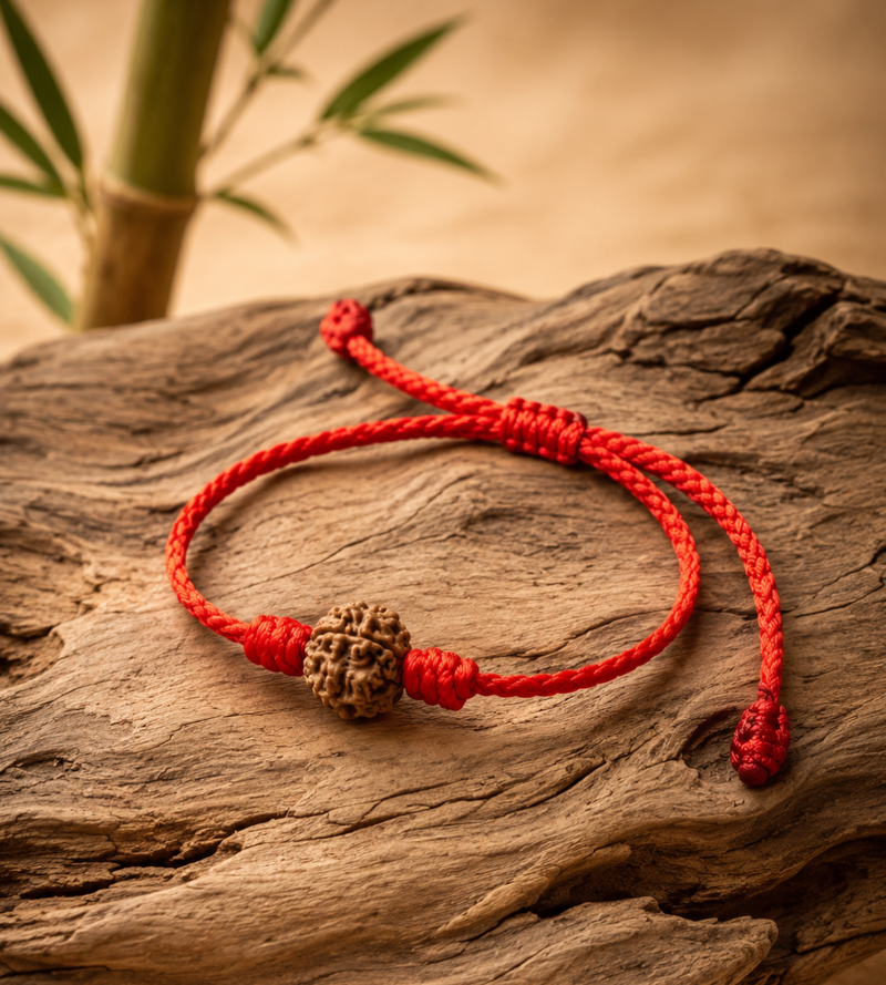 5 Mukhi Nepali Rudraksha Bracelet for Peace & Wellbeing