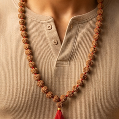 5 Mukhi Indonesian Rudraksha 108 Bead Mala