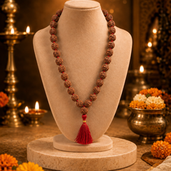 5 Mukhi Nepali Rudraksha Mala for Daily Wellbeing