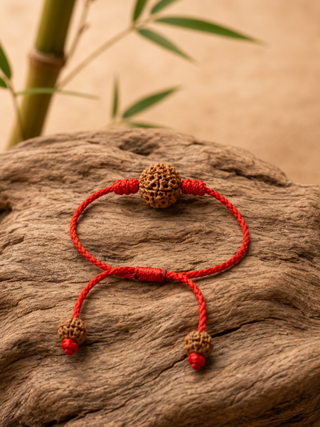 6 Mukhi Nepali Rudraksha Bracelet for Focus & Willpower