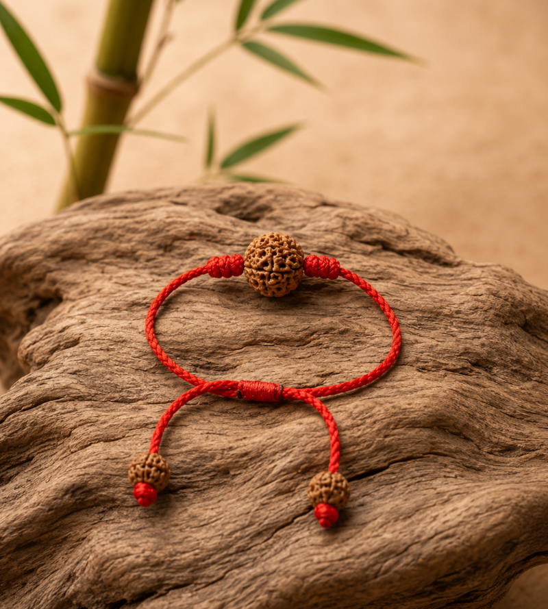 6 Mukhi Nepali Rudraksha Bracelet for Focus & Willpower