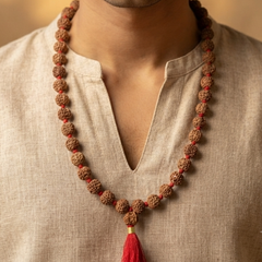 6 Mukhi Indonesian Rudraksha 108 Bead Mala