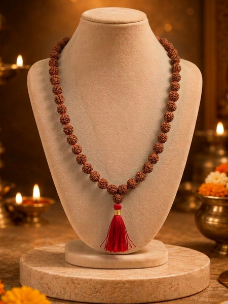 6 Mukhi Indonesian Rudraksha 108 Bead Mala