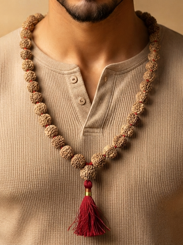 7 Mukhi Nepali Rudraksha Beads Mala