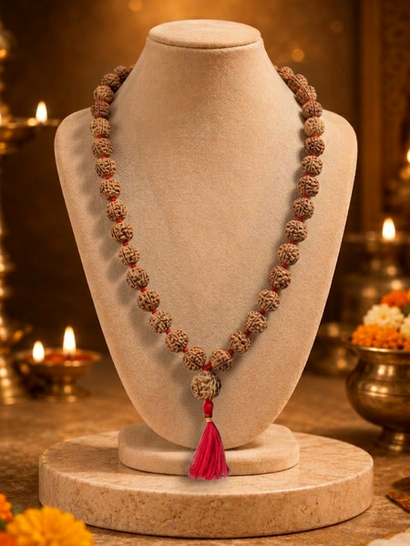 7 Mukhi Nepali Rudraksha Beads Mala
