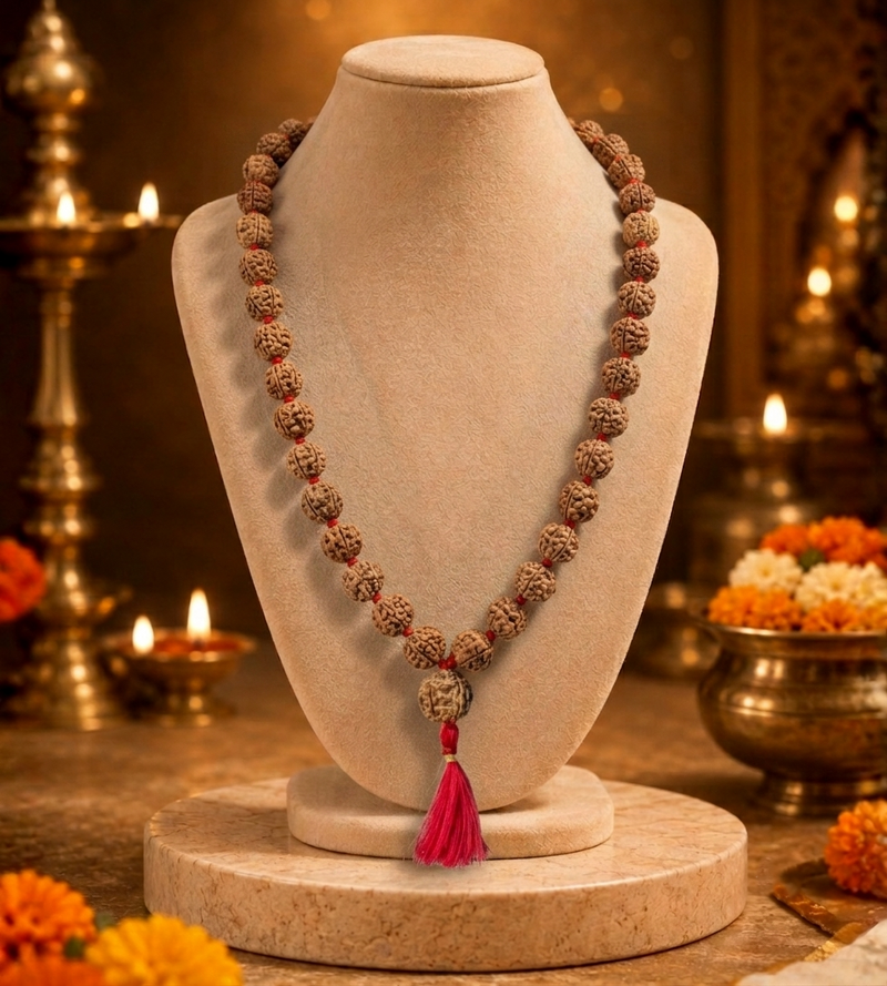 7 Mukhi Nepali Rudraksha Beads Mala