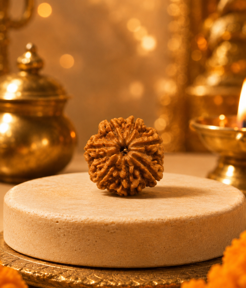 7 Mukhi Nepali Rudraksha Bead for Wealth & Prosperity
