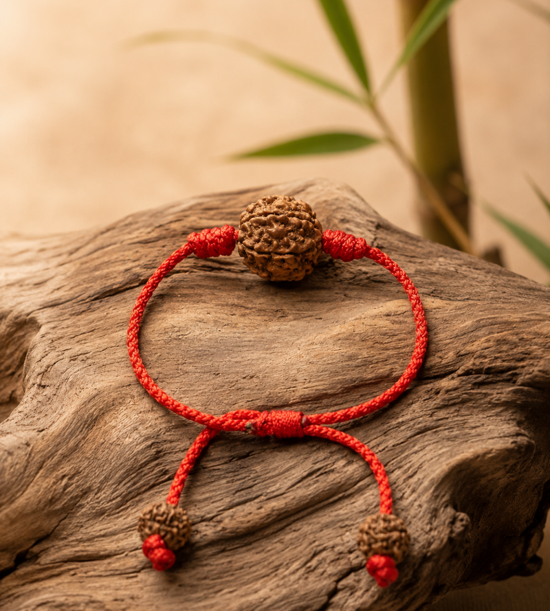 7 Mukhi Nepali Rudraksha Bracelet for Wealth & Prosperity