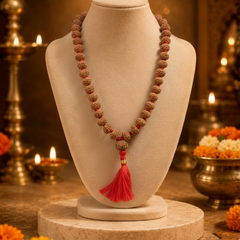 9 Mukhi Indonesian Rudraksha 54 Bead Mala