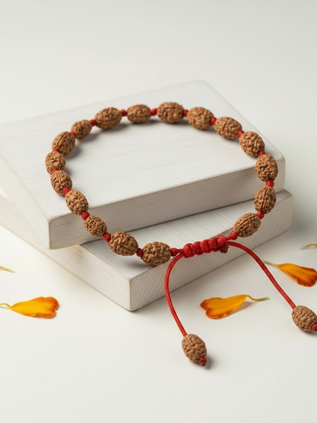 2 Mukhi Indonesian Rudraksha Bracelet for Harmony & Unity