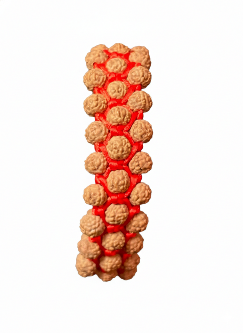 5 Mukhi Indonesian 3 Layer Rudraksha Bracelet for Balance