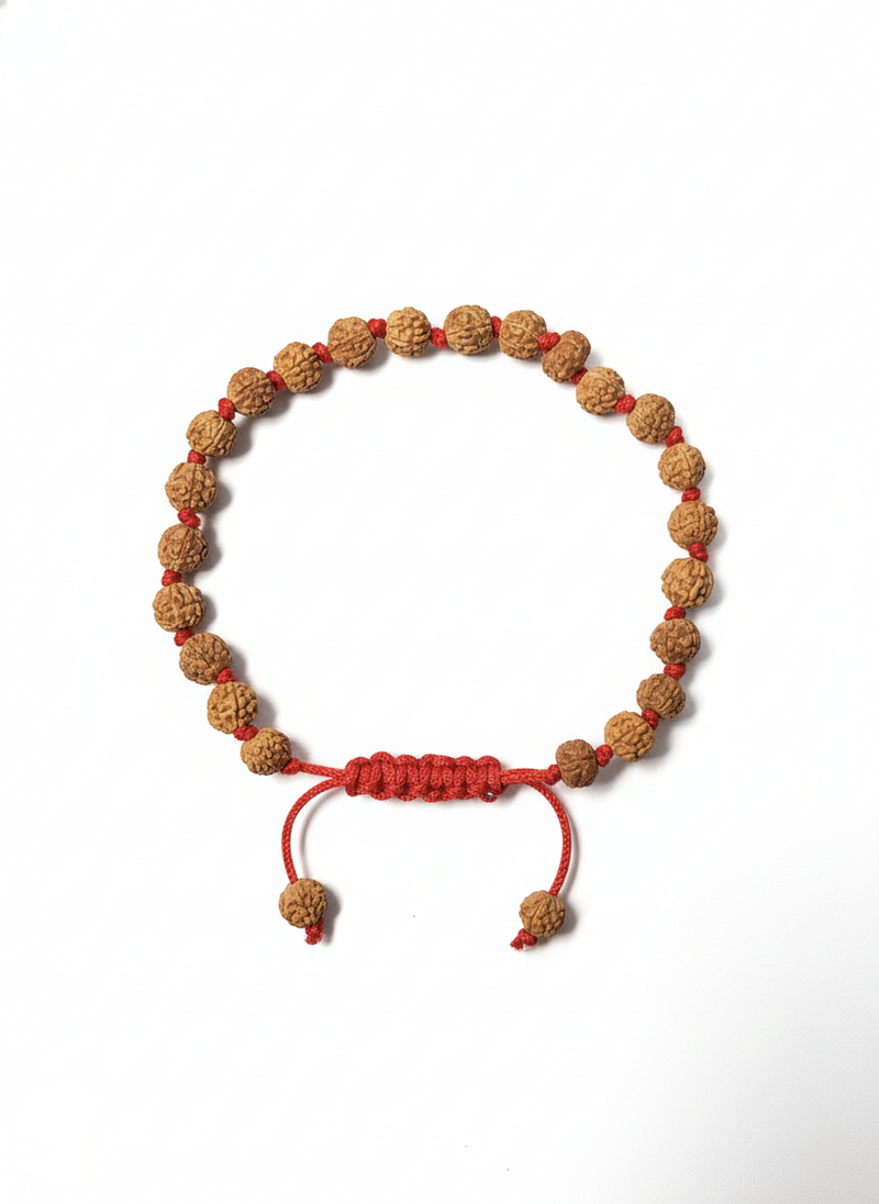6 Mukhi Indonesian Rudraksha Bracelet for Focus & Willpower