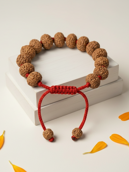 8 Mukhi Indonesian Rudraksha Bracelet for Success & Protection