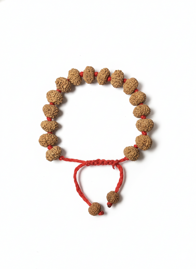 9 Mukhi Indonesian Rudraksha Bracelet for Courage & Energy