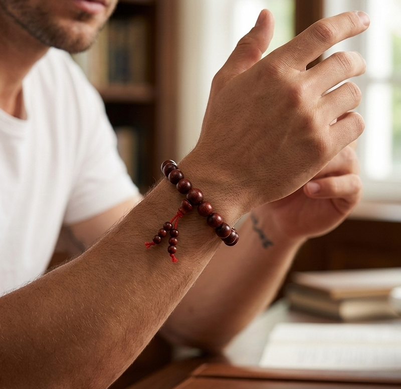 Sandalwood Bracelet  Indian for Calm & Spiritual Healing