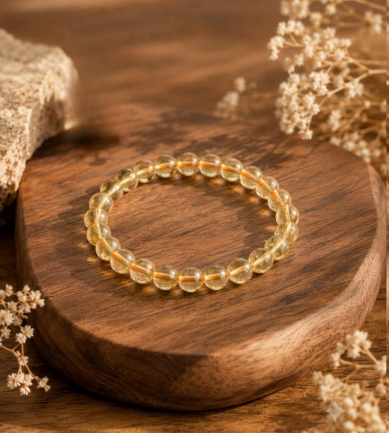 Citrine Bracelet for Wealth, Success & Positivity