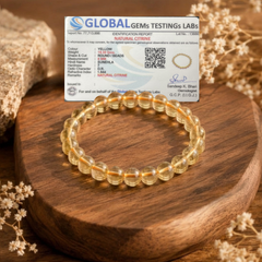 Citrine Bracelet for Wealth, Success & Positivity