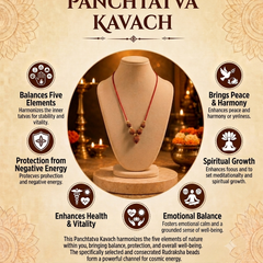 Panch Tatva Kavach 3-7 Mukhi Nepali for Success & Balance