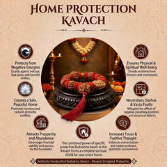 Home Protection Kavach 2–7 Mukhi Nepali for Family Safety