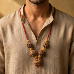Panch Tatva Kavach 3-7 Mukhi Nepali for Success & Balance