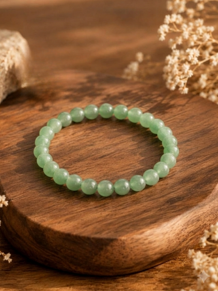 Green Aventurine Bracelet for Luck, Peace & Prosperity