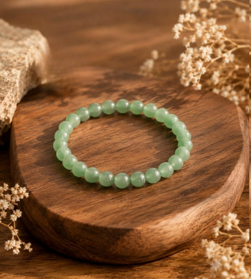 Green Aventurine Bracelet for Luck, Peace & Prosperity