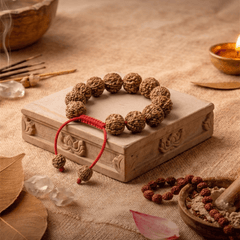 6 Mukhi Nepali Rudraksha Bracelet for Focus & Willpower