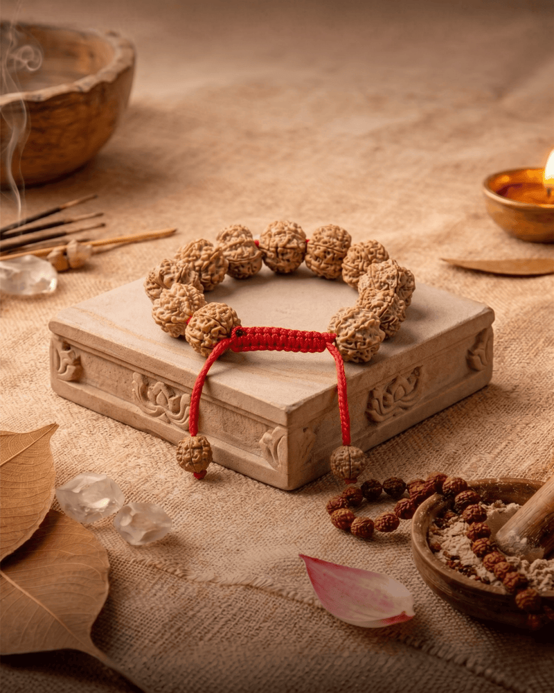 7 Mukhi Nepali Rudraksha Bracelet for Wealth & Prosperity