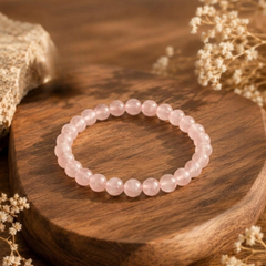 Rose Quartz Bracelet for Love, Healing & Positivity