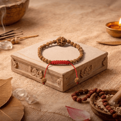 4 Mukhi Nepali + Indonesian Rudraksha Bracelet for Creativity