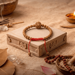 7 Mukhi Nepali + Indonesian Rudraksha Bracelet for Prosperity