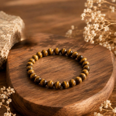 Tiger Eye Bracelet for Confidence, Focus & Protection
