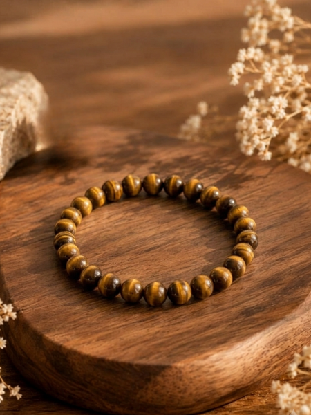 Tiger Eye Bracelet for Confidence, Focus & Protection