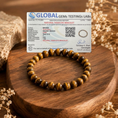 Tiger Eye Bracelet for Confidence, Focus & Protection