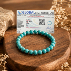 Turquoise Bracelet for Protection, Peace & Communication