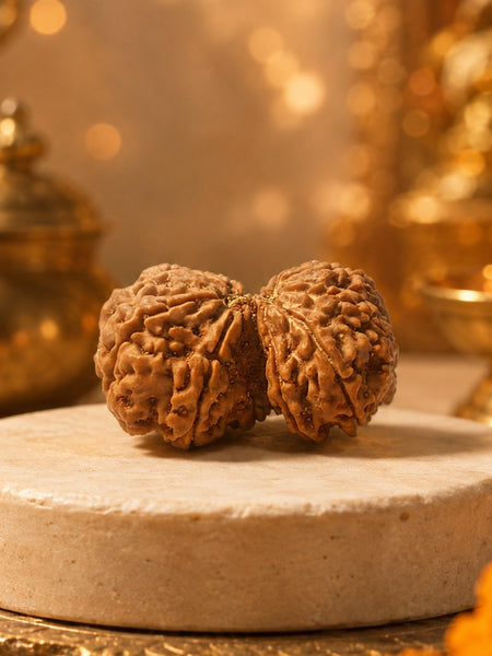 Nepali Gauri Shankar Rudraksha for Harmony & Spiritual Growth