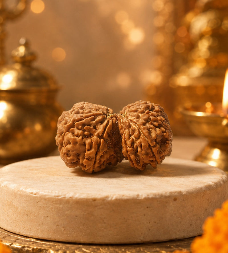 Nepali Gauri Shankar Rudraksha for Harmony & Spiritual Growth
