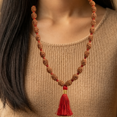 3 Mukhi Nepali Rudraksha Mala 54 Beads Certified